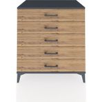 Kronos Şifonyer 5 Çekmeceli 88X59X96 Antrasit-Çam