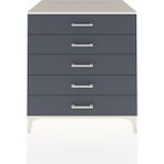 Kronos Şifonyer 5 Çekmeceli 88X59X96 Aytaşı-Antrasit