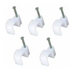 Kroşe 1 Numara Çelik Çivili 4 Mm ( Kordon Kabloları İçin) 100lü Poşet Powermaster