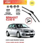Kruger Clio 2 Sileceği Silgeç Silgi Takımı 2003 Model Araç Için (Aparatsız) Direk Montaj