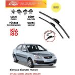 Kruger Kia Rio Sileceği Silgeç Silgi Takımı 2008 Model Araç Için (Aparatsız) Direk Montaj