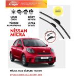 Kruger Nissan Micra Sileceği Silgeç Silgi Takımı 2012 Model Araç Için (Aparatsız) Direk Montaj