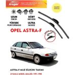 Kruger Opel Astra F Sileceği Silgeç Silgi Takımı 1991 Model Araç Için (Aparatsız) Direk Montaj