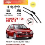 Kruger Peugeot 106 Vs 106 Gti Sileceği Silgeç Silgi Takımı 1997 Model Araç Için (Aparatsız) Direk Montaj