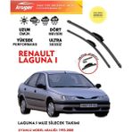 Kruger Renault Laguna 1 Sileceği Silgeç Silgi Takımı 1998 Model Araç Için (Aparatsız) Direk Montaj