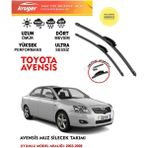 Kruger Toyota Avensis Sileceği Silgeç Silgi Takımı 2003 Model Araç Için (Aparatsız) Direk Montaj
