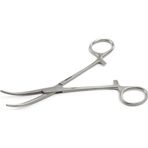 Kruuse Hemostatik Pens. 16 cm / 6.3, Eğri (Kavisli Model)