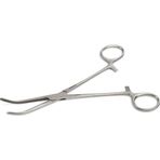 Kruuse Hemostatik Pens. 18 cm / 7.1, Eğri (Kavisli Model)