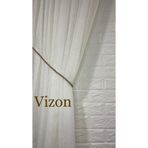 Kruvaze Perde Tül Fon Toplama Halat Kordon Braçol 300 Cm (1 Adet) Vizon 300 cm