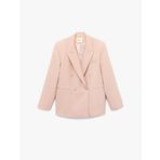 Kruvaze Uzun Kollu Oversize Blazer Ceket