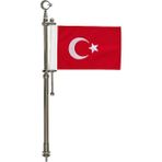 Kruvazör Otofors Makam Aracı Paslanmaz Standart Tek Ebat 90 cm Bayrak Direği