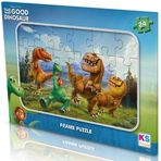 KS 24 Parça Good Dinosaur Frame Puzzle