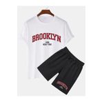 K&S Brooklyn Baskılı İkili Takım Şort-T-Shirt
