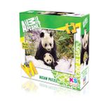 KS Games 100 Parça Animal Planet Panda Mother Puzzle