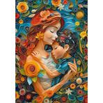 Ks Games 1000 Parça Mothers Hug Puzzle - David Fairchild