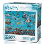 Ks Games 1500 Parca Sehrin Uzerinde Ucmak Puzzle