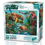 KS Games 2000 Parça Kaplanlar Puzzle