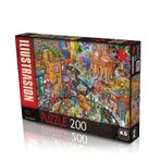 KS Games 24005 200 Parça World In A Hurry Puzzle