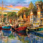 KS Games 3000 Parça Harbour Lights Puzzle