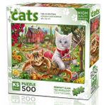 Ks Games 500 Parca Ciftlikteki Kediler Puzzle