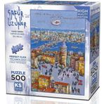Ks Games 500 Parça Galata Kulesi Puzzle - Gafur Uzuner