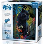 Ks Games 500 Parça Kara Panter Puzzle -