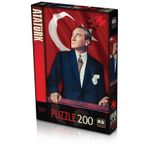 Ks Games Bayrak ve Atatürk 200 Parça Puzzle