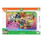 KS Games CAT704 Cats Frame 24 Parça Puzzle