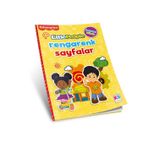 KS Games Fisher Price Küçük İnsanlar Boyama Kitabı (Rengarenk Sayfalar Sarı)
