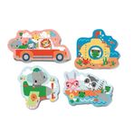 KS Games Fisher Price Vehicles 3 Yaş Baby Puzzle