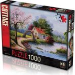 KS Games Lake House 53 1000 Parça Puzzle