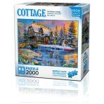 Ks Games Old Winter Cottage 2000 Parça Yetişkin Puzzle 22526