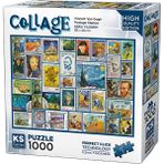 Ks Games Postage Stamps - Gogh Puzzle 1000 Parça 20760