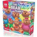 Ks Games Puzzle 12 Parça Bear Family