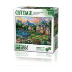 Ks Games Puzzle 2000 Parça Cozy House By The Lake 22522