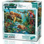 Ks Games Puzzle Tigers Idyll Kaplanlar 2000 Parca Puzzle