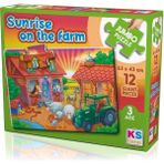 KS Games Sinerjim Sunrise On The Farm 12 Parça Puzzle