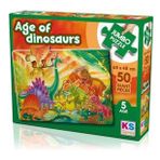KS Games The Age Of Dinosaurs 50 Parça Dev Puzzle