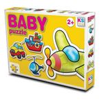 Ks Games Ulaşım Araçları 2+3+4+4 Parça Puzzle