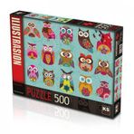 KS Multi Owls Renkli Baykuşlar 500 Parça Puzzle