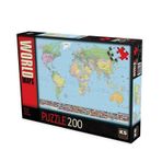 KS Puzzle 11332 Dünya Siyasi Haritası 200 Parça Puzzle