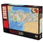 Ks Puzzle 200 Parça Türkiye Siyasi Haritası Puzzle