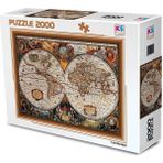 Ks Puzzle 2000 Parça 17. Yüzyıl Dünya Haritası [mustazen]