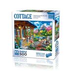 KS Puzzle 20053 Colorful House Near The Lake 500 Parça Puzzle