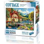 KS Puzzle 23015 House By The Pond 3000 Parça Puzzle