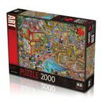 KS Puzzle KS Games 2000 Parça Puzzle, Pontcheffs Harbour-Steve Skelton
