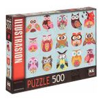 KS Puzzle Multi Owls 500 Parça puzzle