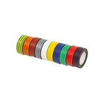 KS Tools 141.6010 PVC izolasyon bandı seti, 8 parça