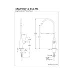KSAG3197AL Restorasyon Su Filtrasyon Musluğu, Fırçalanmış Pirinç, 2 x 4,75 x 10,94 - Ahşap - Genel