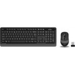 KSB Store A4 Tech FG1010, Gri, Fstyler, 2.4ghz Kablosuz, Türkçe Q, Klavye Mouse Set